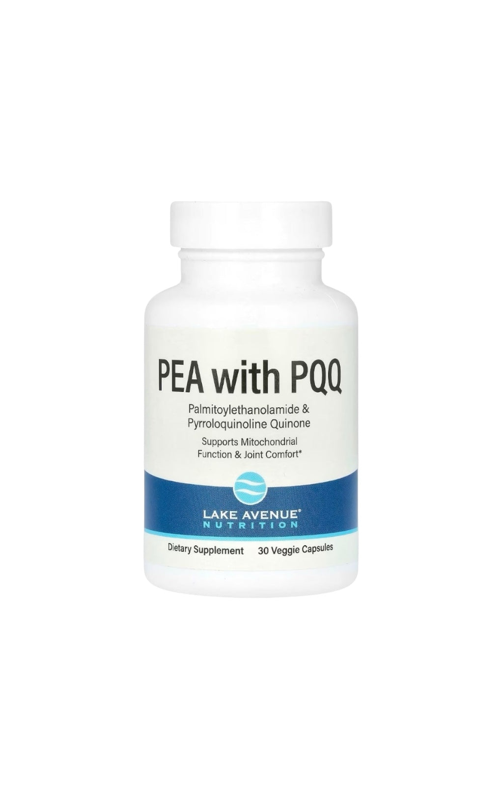 PEA with PQQ – 30 Cápsulas Vegetales | Lake Avenue Nutrition