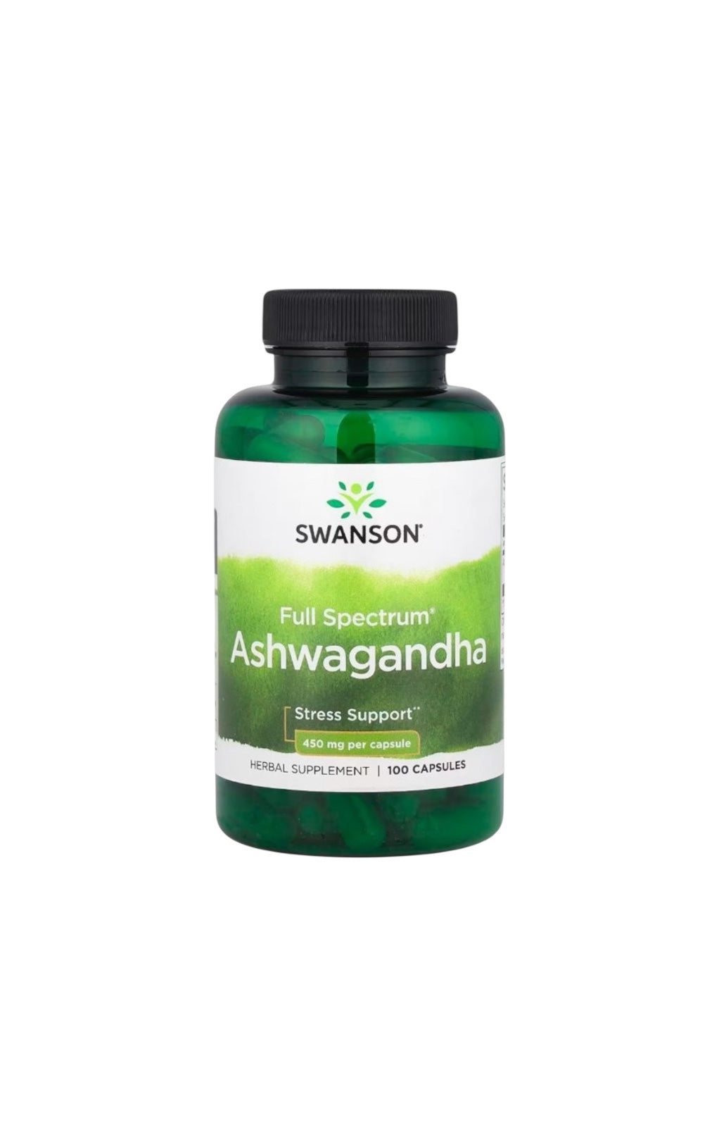 Ashwagandha Full Spectrum 450 mg – 100 Cápsulas | Swanson