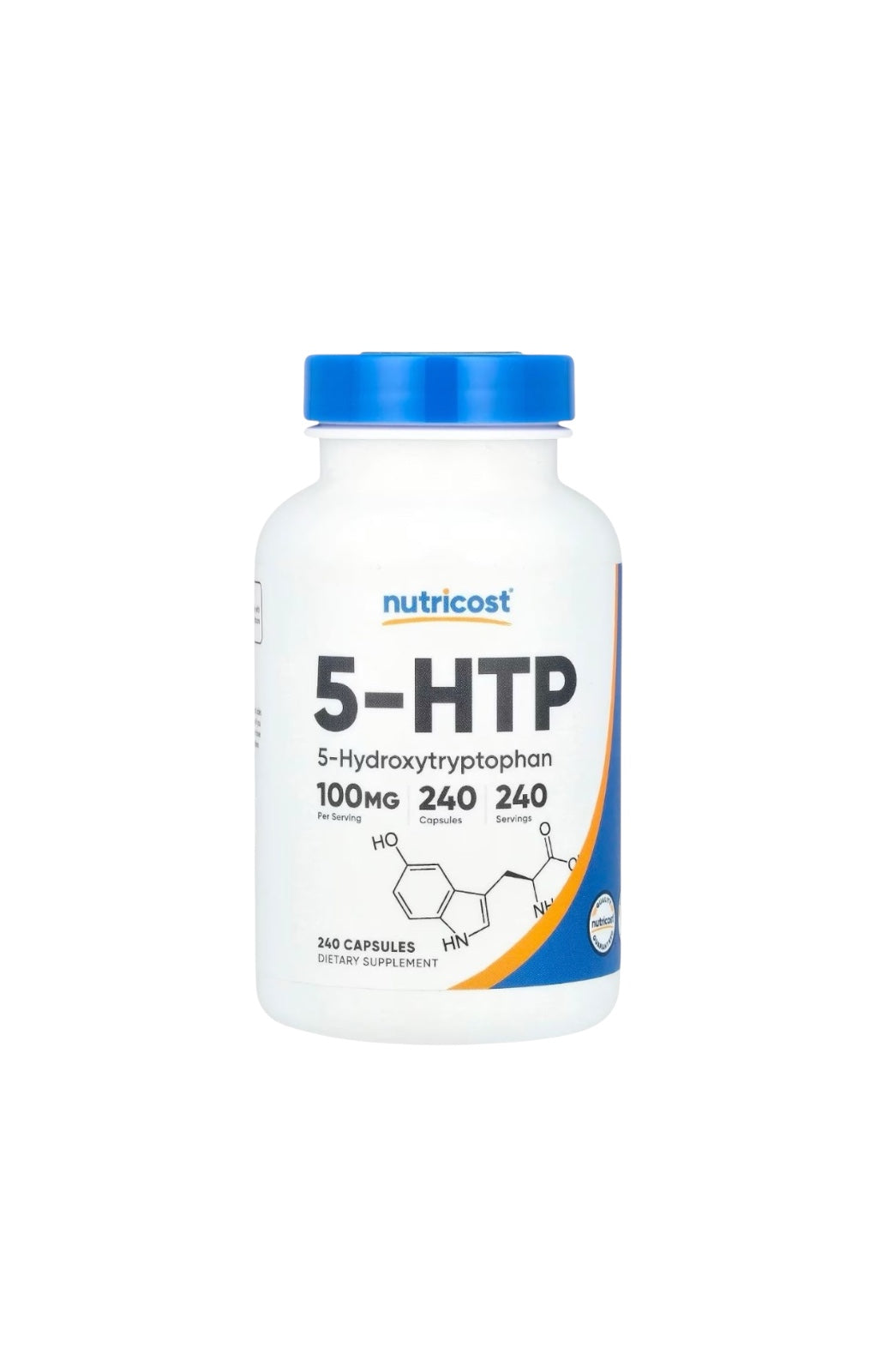 5-HTP 100 mg – 240 Cápsulas | Nutricost