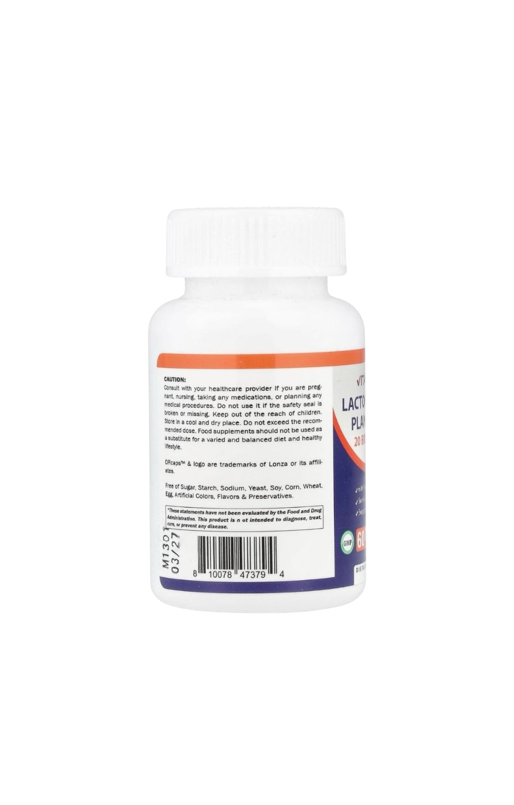 Lactobacillus Plantarum 20 Billion CFU – Vitamatic | Refuerza tu salud digestiva y equilibrio intestinal