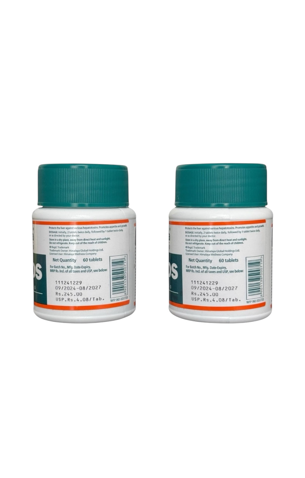 Himalaya Liv.52 DS – Pack x2 frascos (120 tabletas en total)